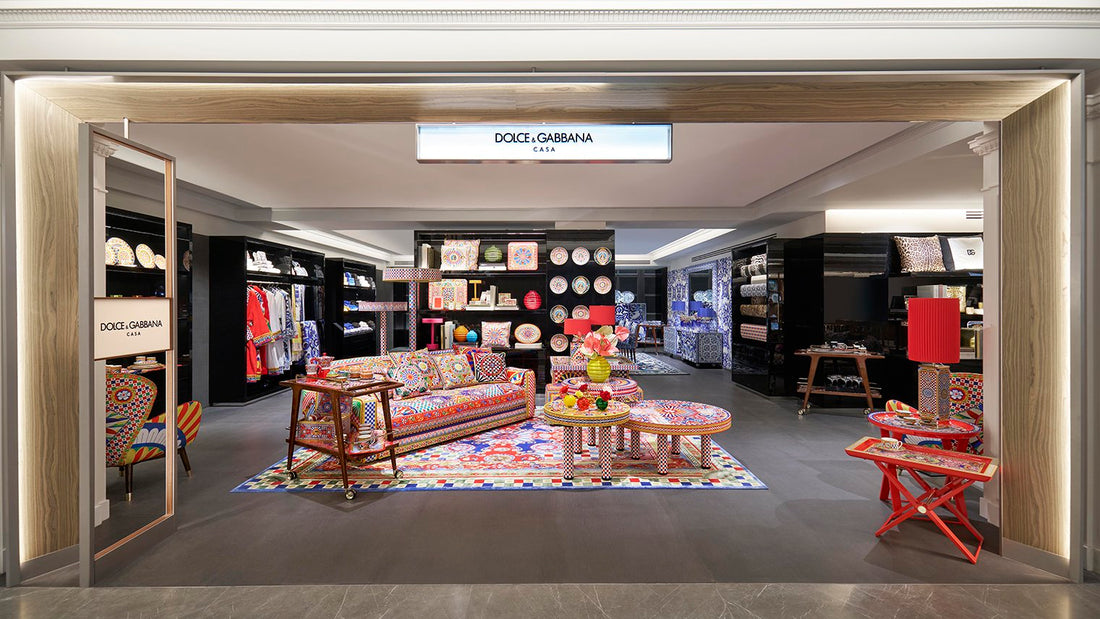 Dolce&Gabbana Casa corner in Harrods, Londra