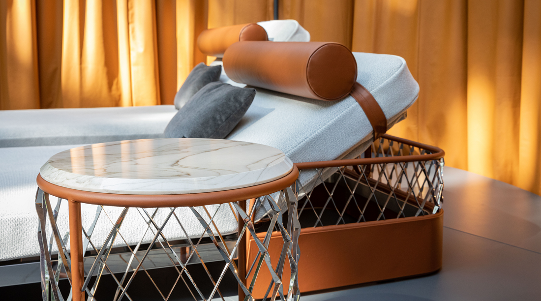 Bentley Home - Solstice side table and sunbed
