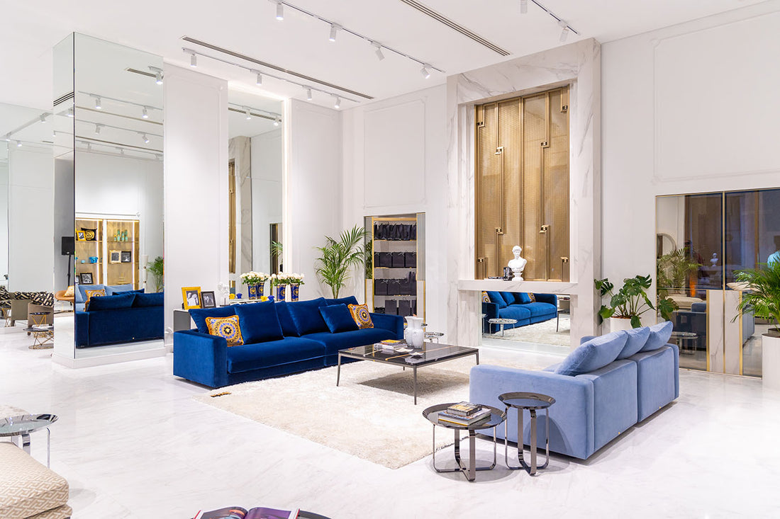 The first Versace Home showroom opened in Doha
