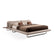 Trussardi Casa - Levre leather bed with bedside tables angle image 2