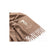 Tobacco Greyhound throw detail by Trussardi Casa