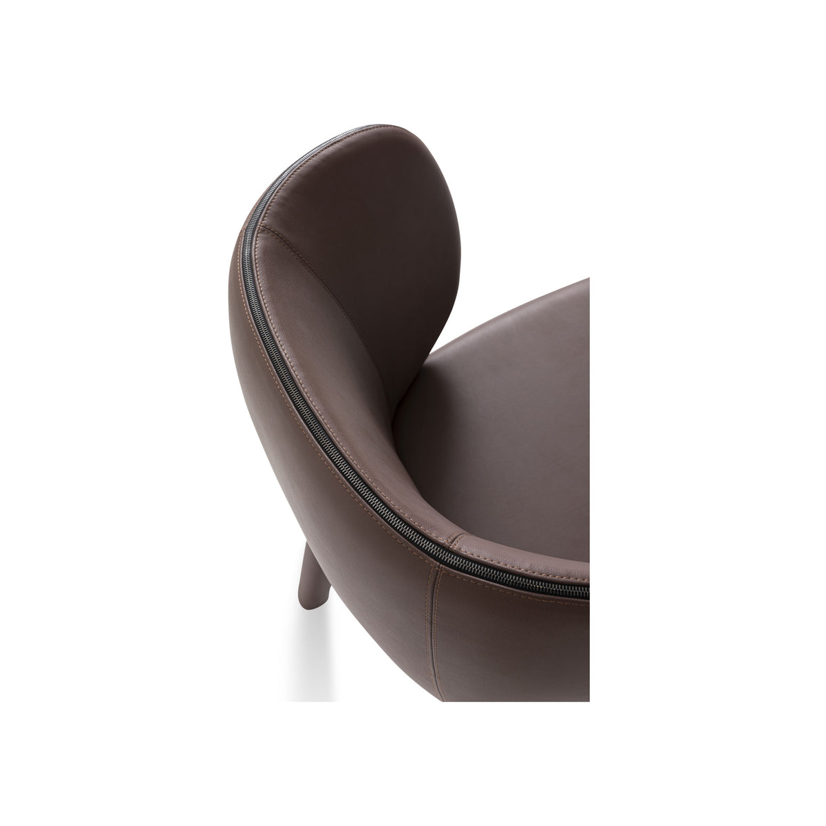 Trussardi Casa Nebulina chair leather detail