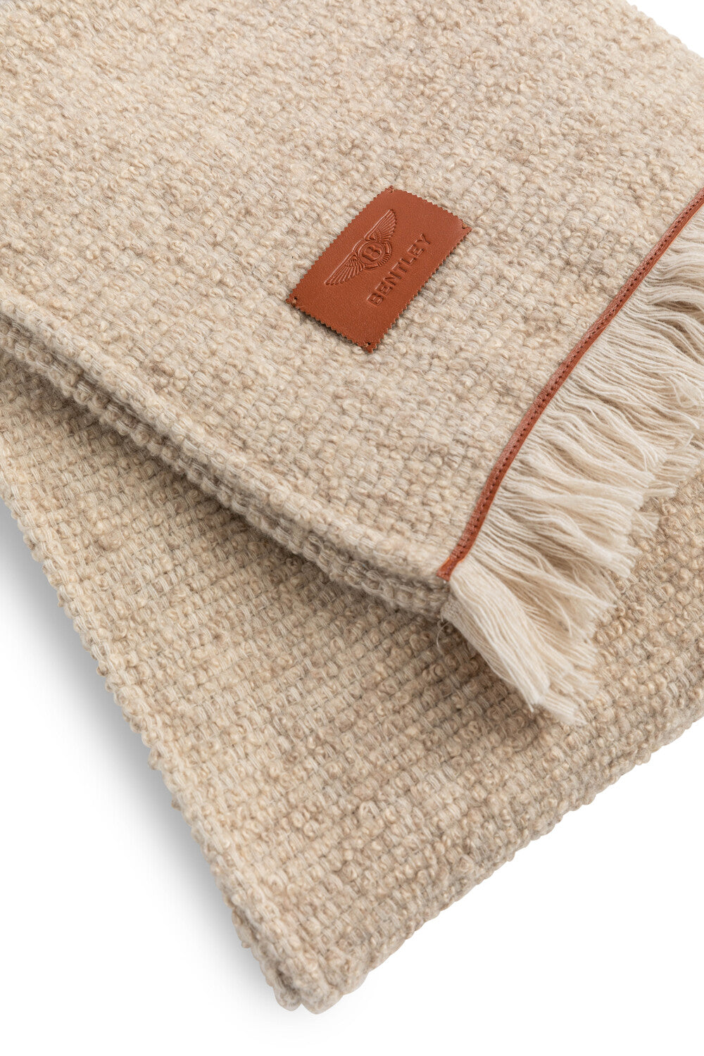 Bouclé throw
