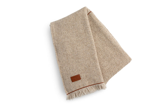 Bouclé throw