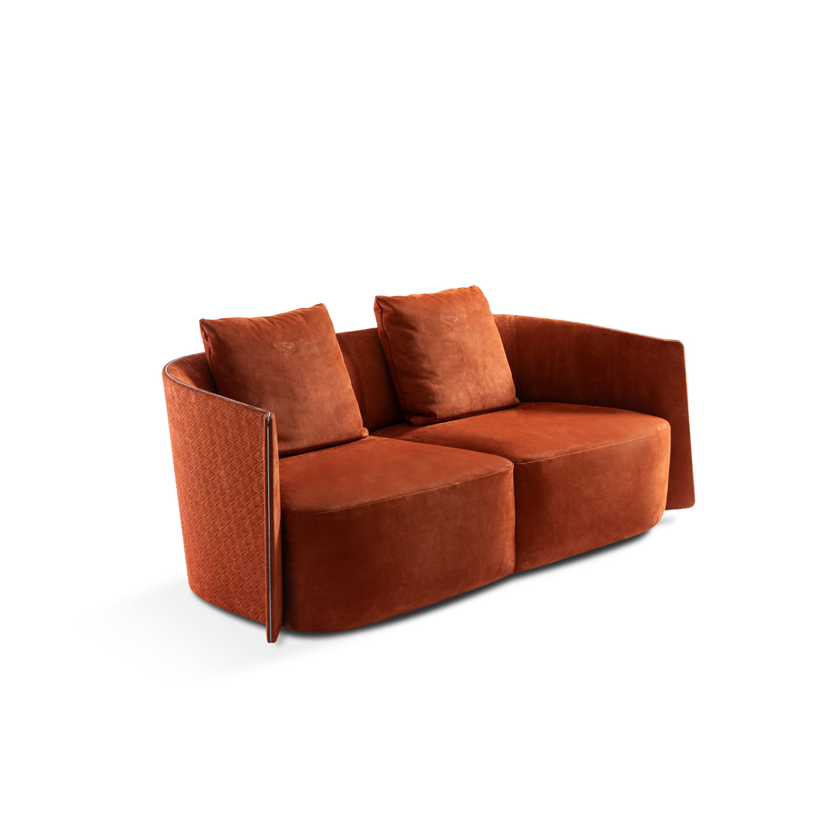 Butterfly 3 seater sofa side image by Bentley Home