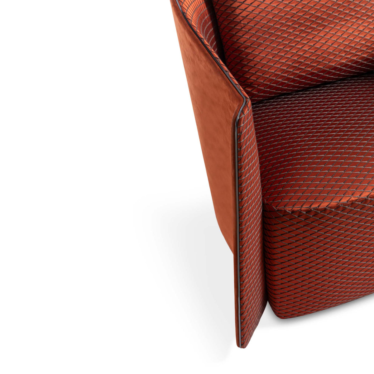 Detail of the Butterfly armchair by Bentley Home
