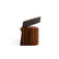 A side view of the Continuum chair by Bentley Home in color liquid ambar