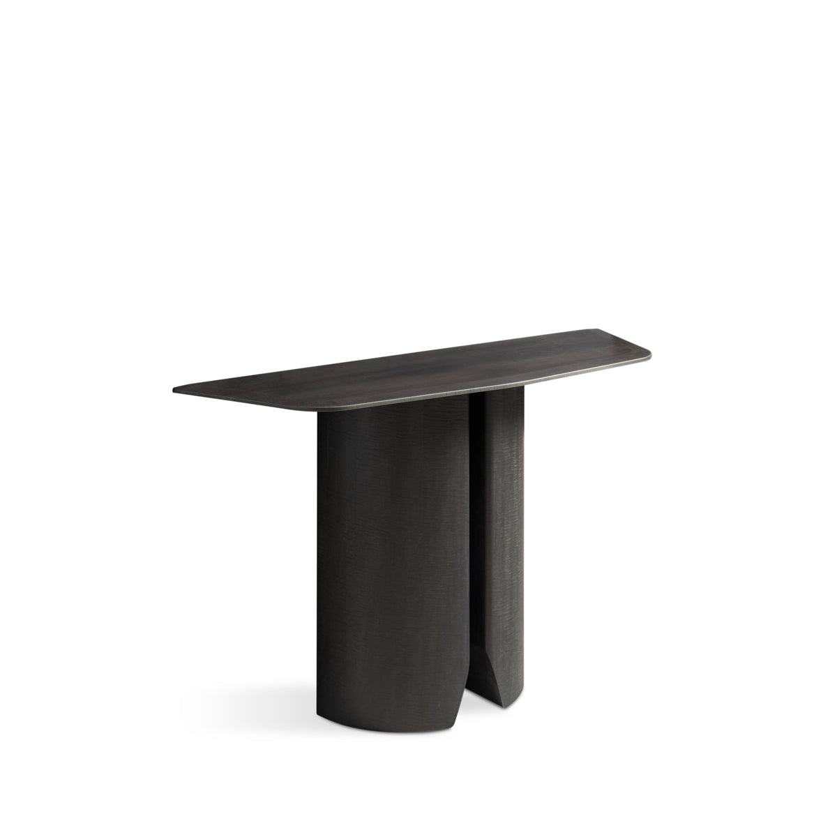 Dalston console in dark sycamore matt by Bentley Home 