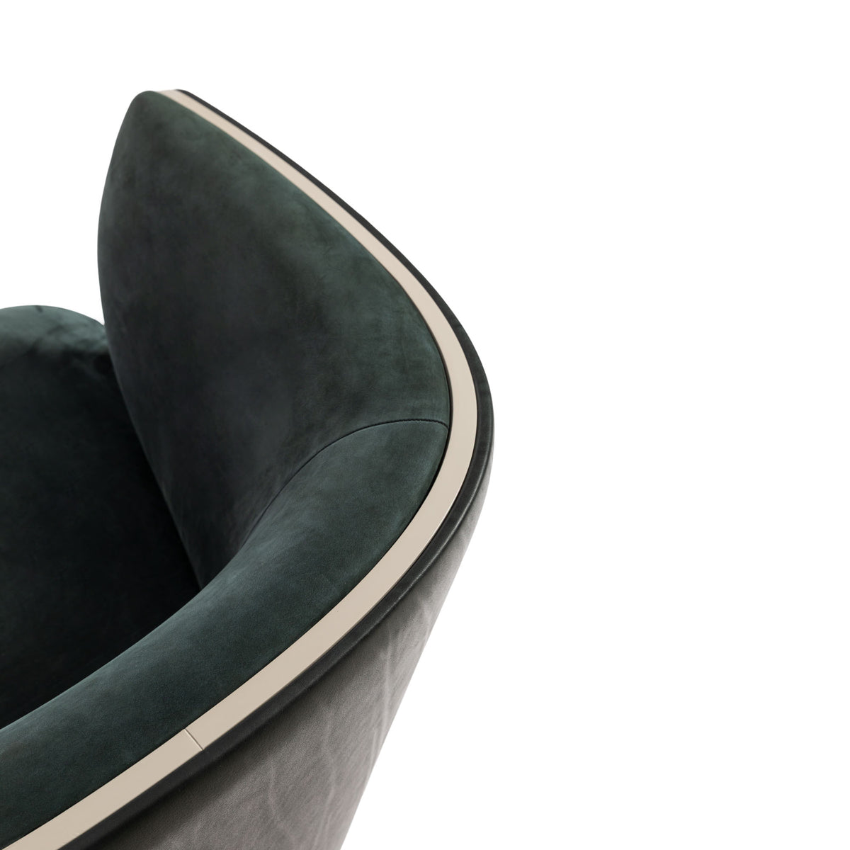 Benltey Home - Embrace armchair quartz grey shellac detail image
