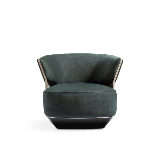 Benltey Home - Embrace armchair quartz grey shellac front image