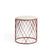 Bentley Home Solstice outdoor side table Rust