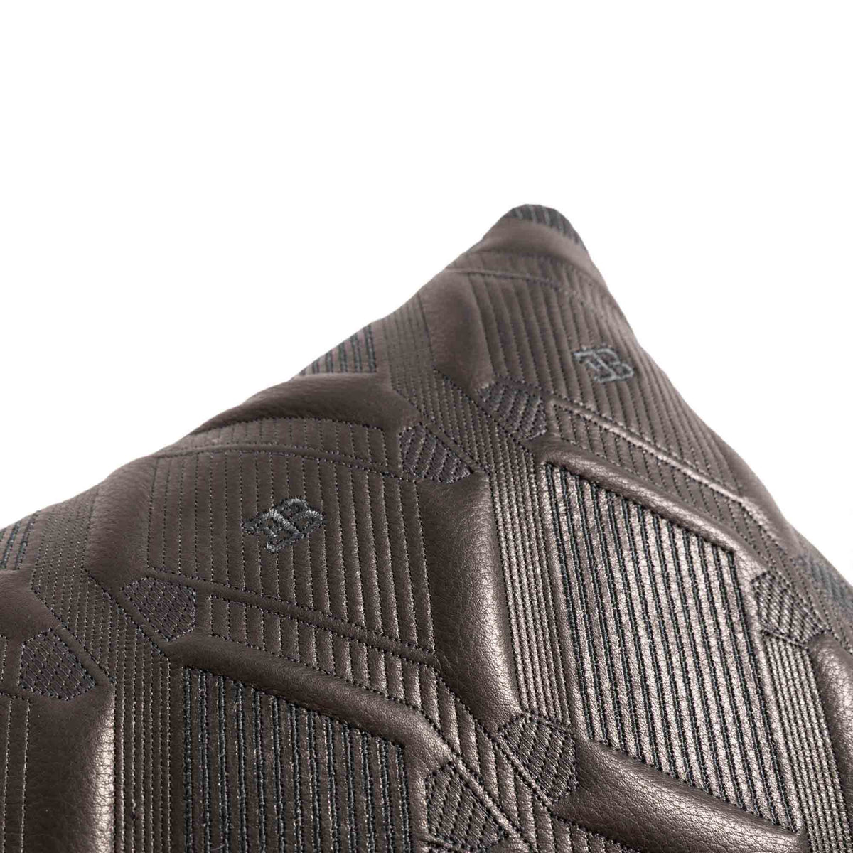Bugatti Home - Black EB quilted cushion_detail