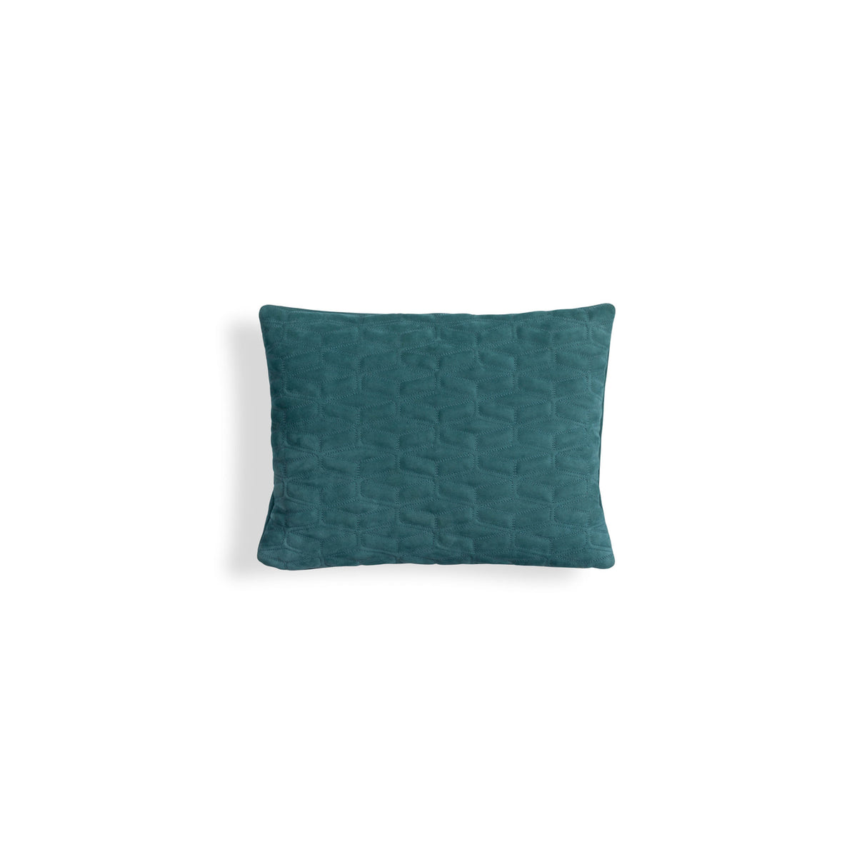 Bugatti Home - Teal blue mesh quilted cushion_front