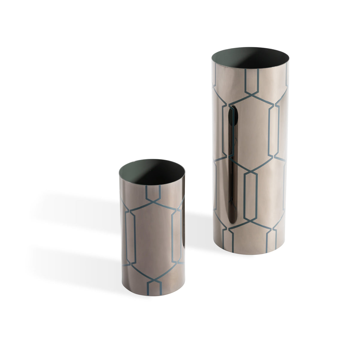 Bugatti Home Noveau vases black green