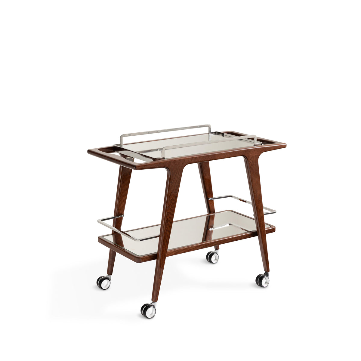 Dolce&Gabbana Casa Caronte trolley with mirrorred shelves