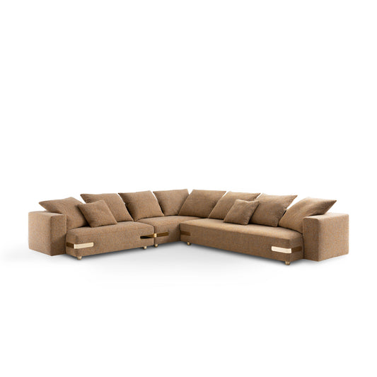 Gardenia Linear sectional sofa by Dolce&Gabbana Casa