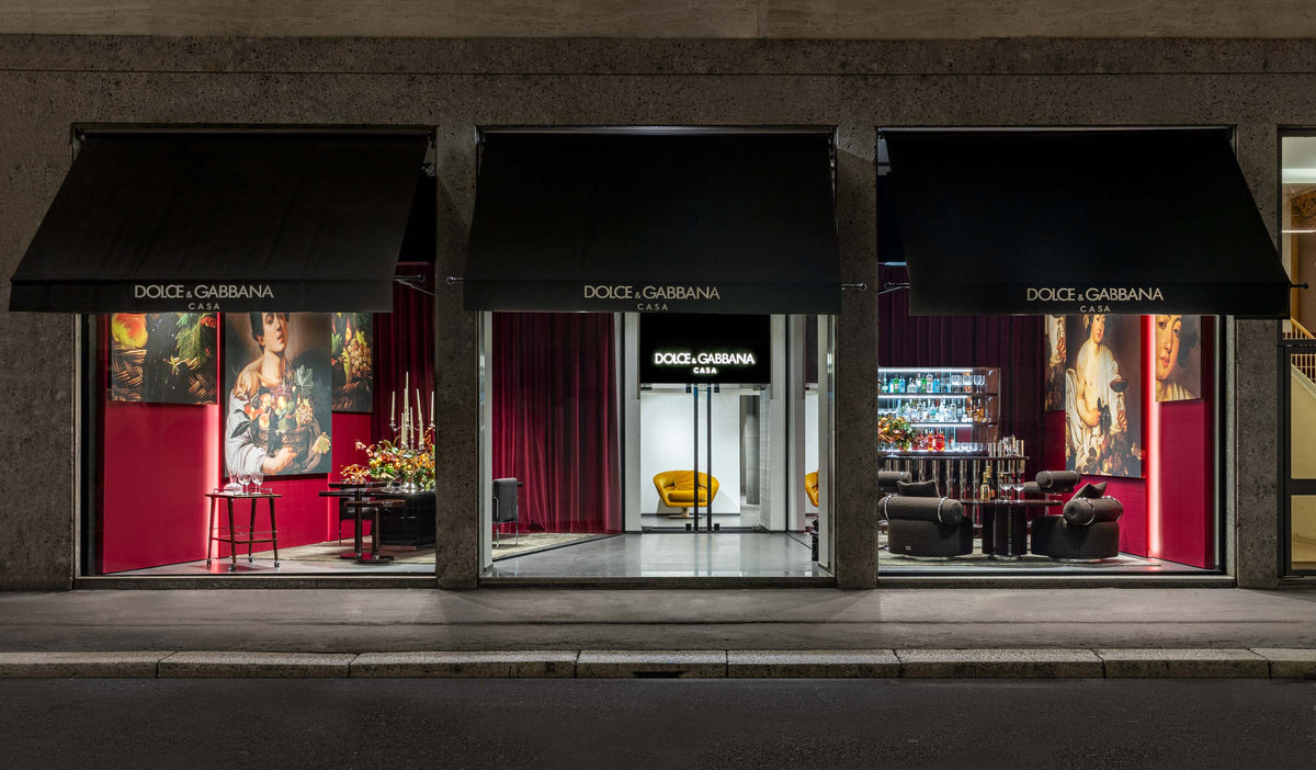 Dolce&Gabbana Casa - Store via Durini 23 Milano facade