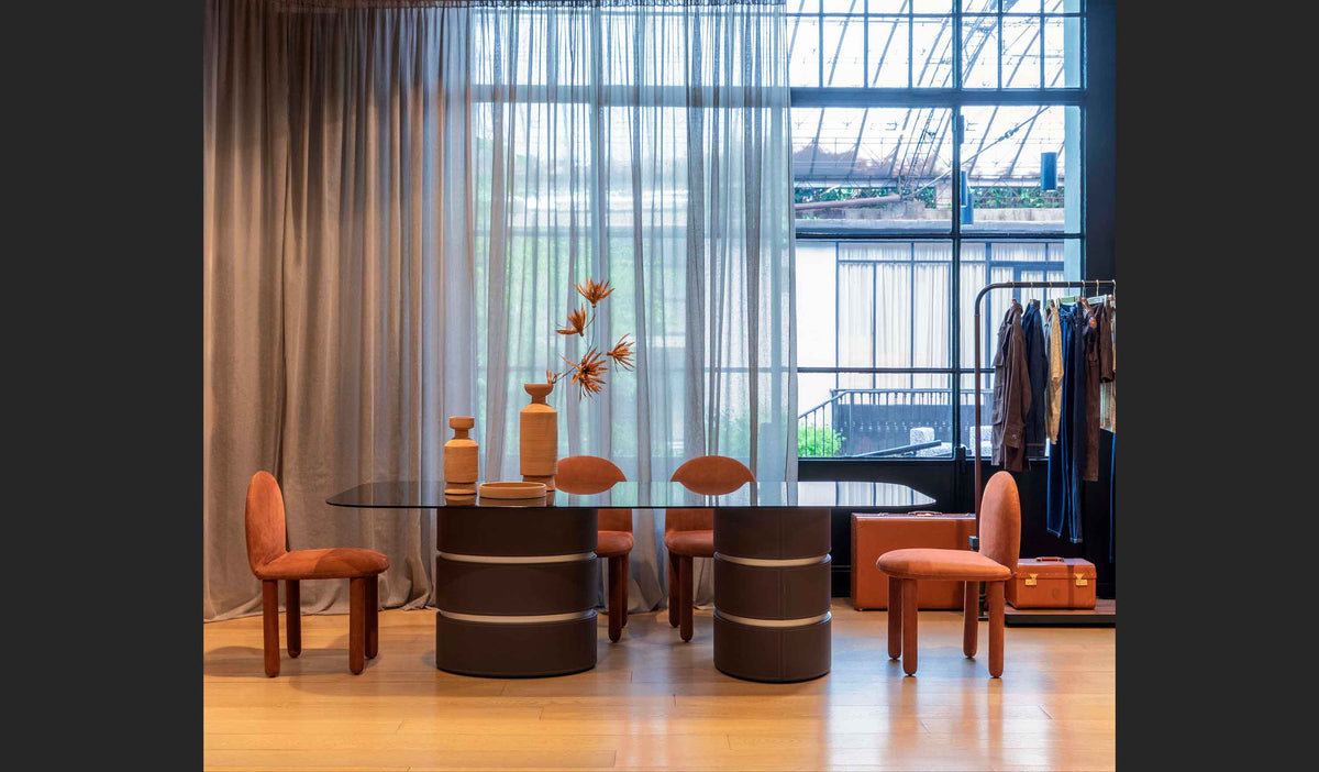 Trussardi Casa - Kosmos table with Goliarda chairs