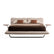 Trussardi Casa - Levre leather bed with bedside tables front image