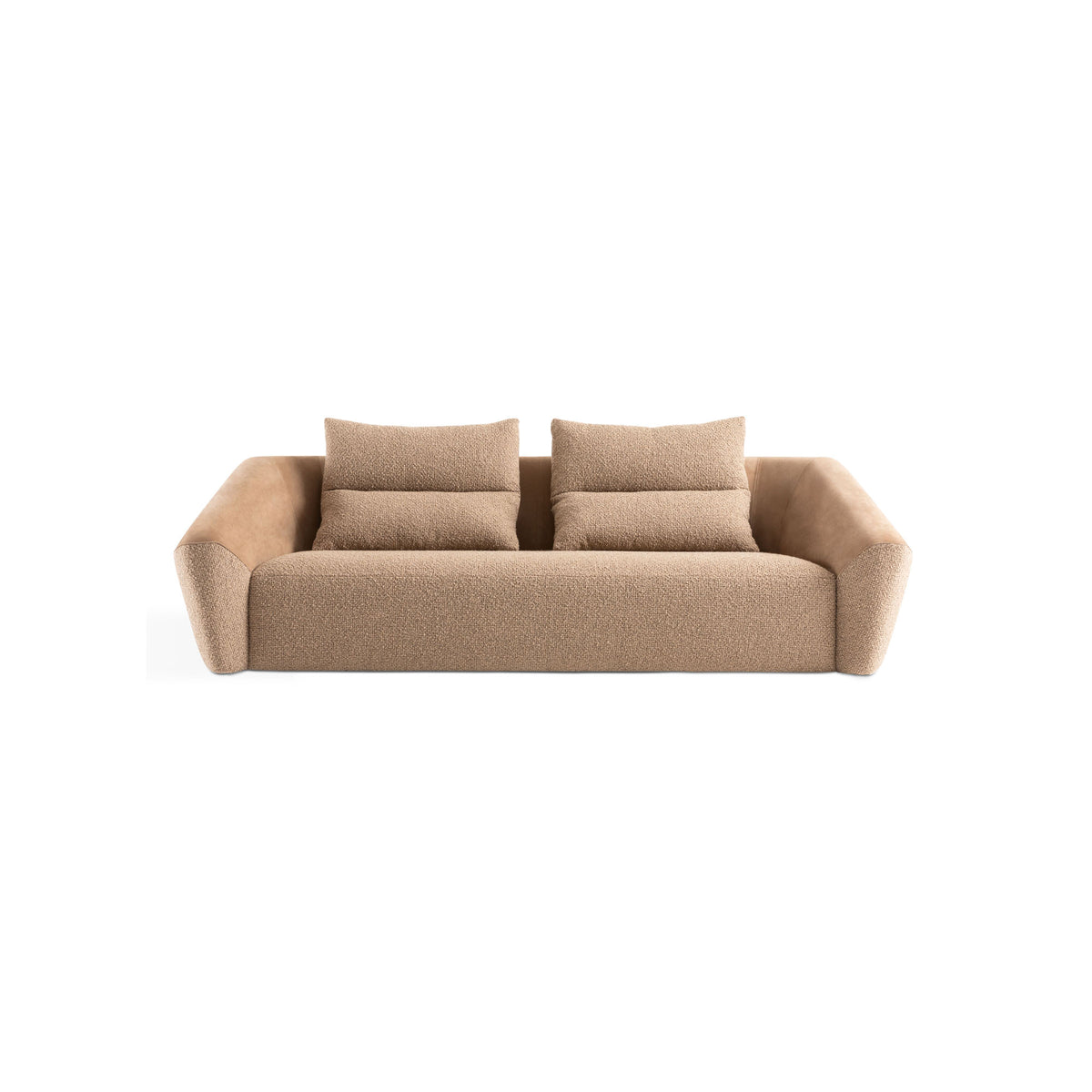 Trussardi Casa - Beige Talism 3 seater sofa front image