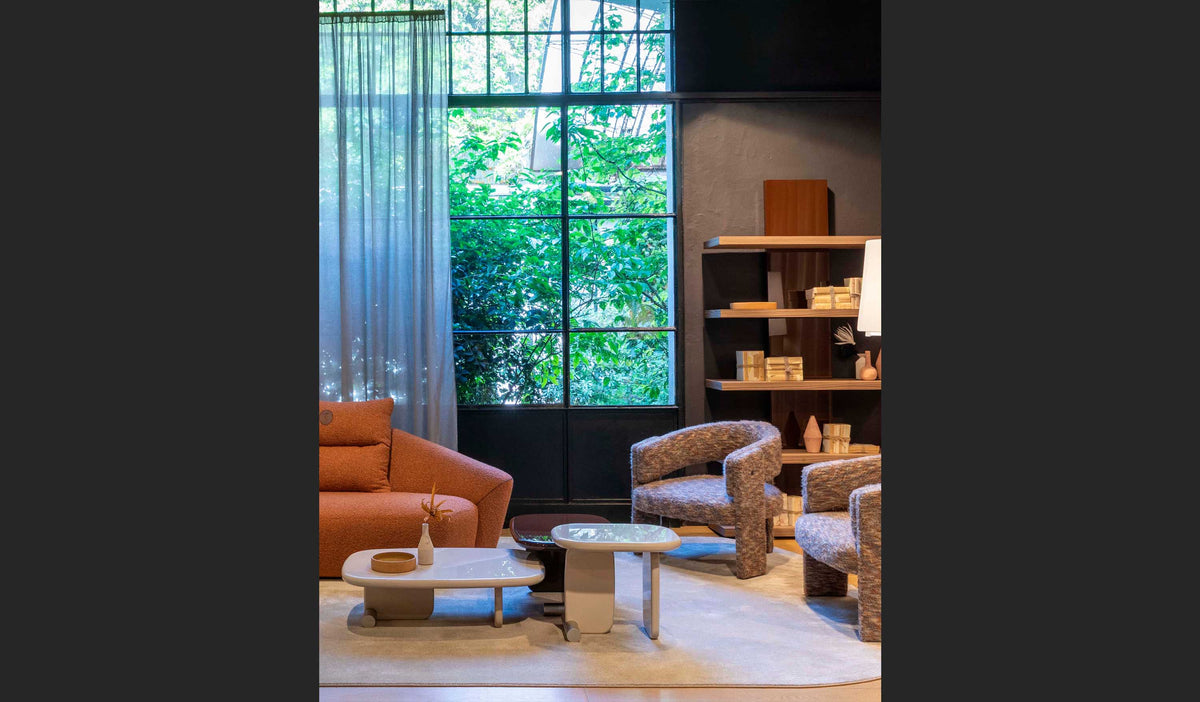 Trussardi Casa - Talism section sofa with Fence armchairs 