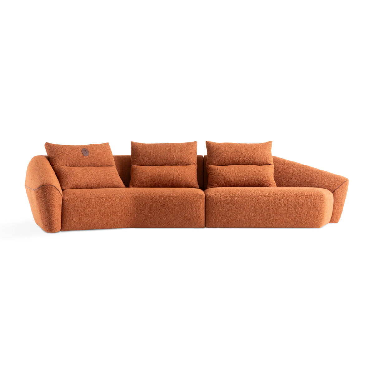 Trussardi Casa - Orange Talism sectional sofa front image