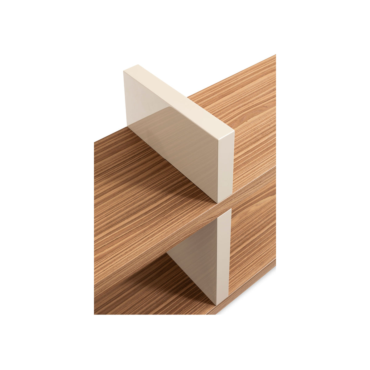 Trussardi Casa - Tratt TV shelf in stone wood detail image