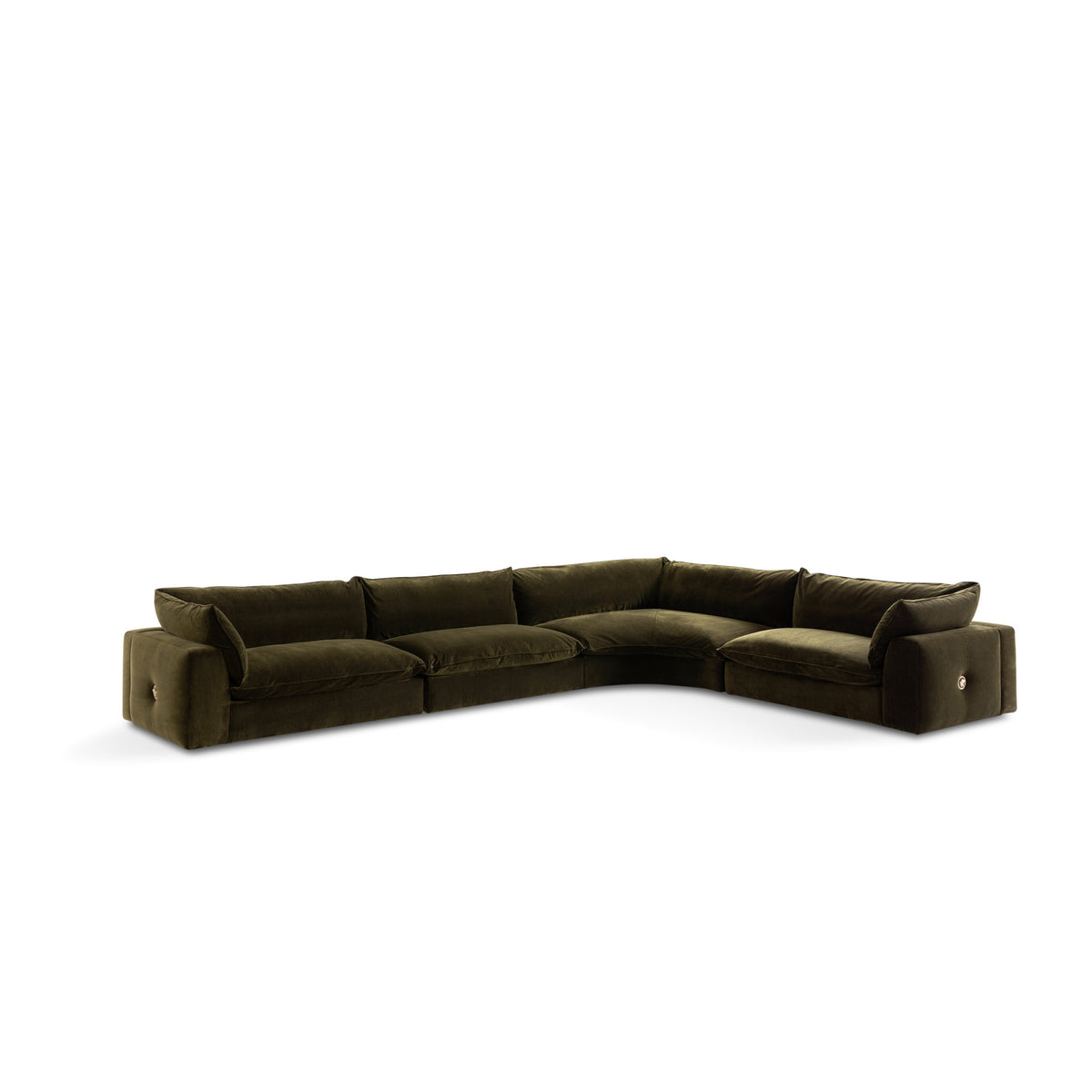 Agorà sectional sofa by Versace Home full image