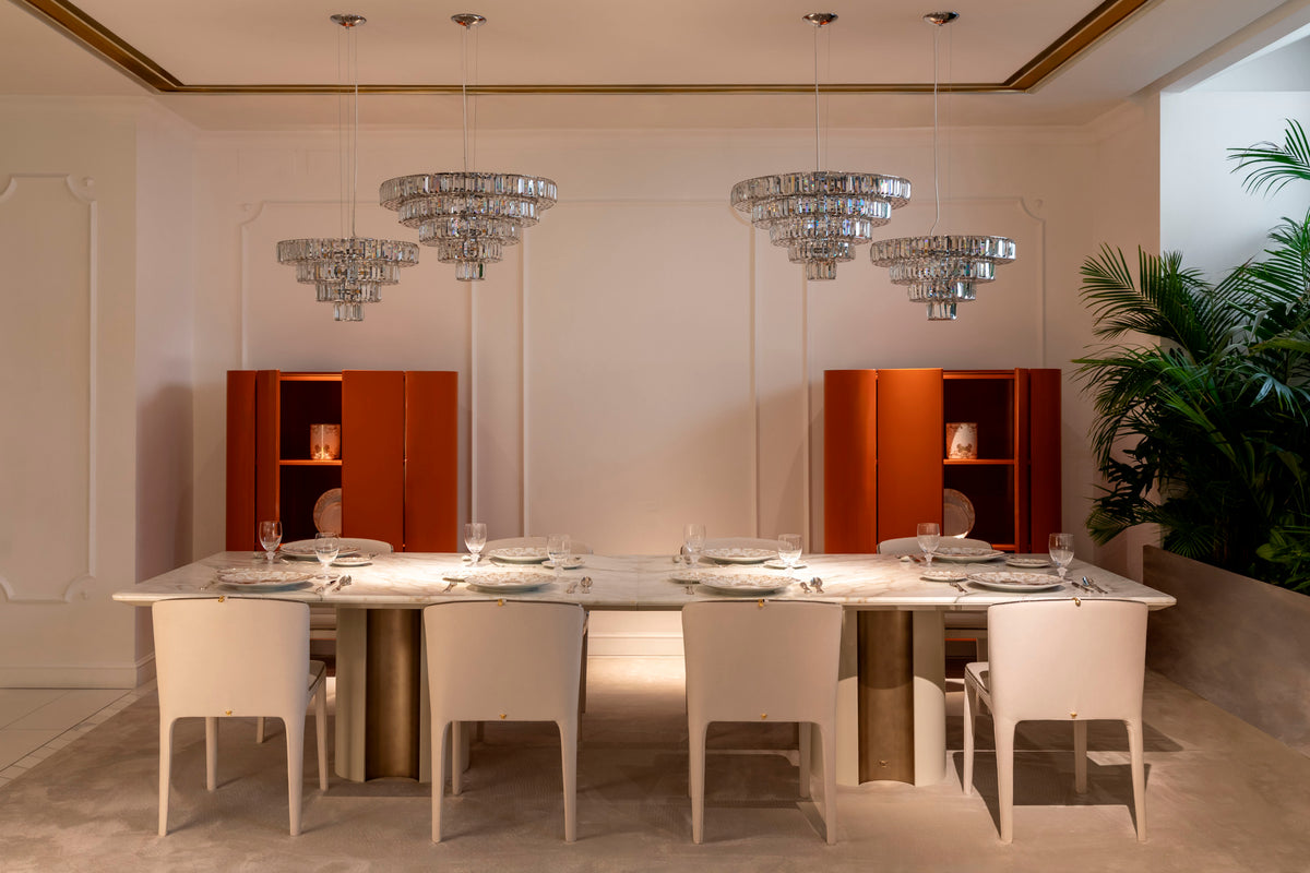Versace Home - Tholos table with Medusa trono armchair