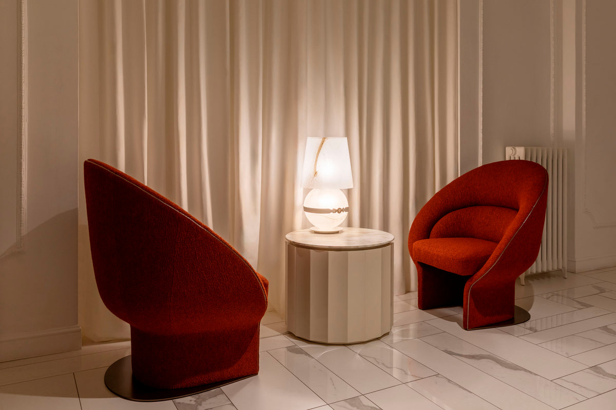 Versace Home - Milady armchairs with Acropolis side-table