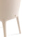 Leather Delphi Chair by Versace Home back detail image