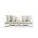 La Medusa Round Metal outdoor sofa