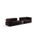 Meteora sofa with central Meteora coffee table by Versace Home 